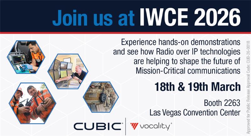 Cubic Vocality to Exhibit Voice Interoperability Solutions at the International Wireless Communications Expo (IWCE)