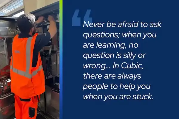 Valuable feedback received from Cubic colleagues