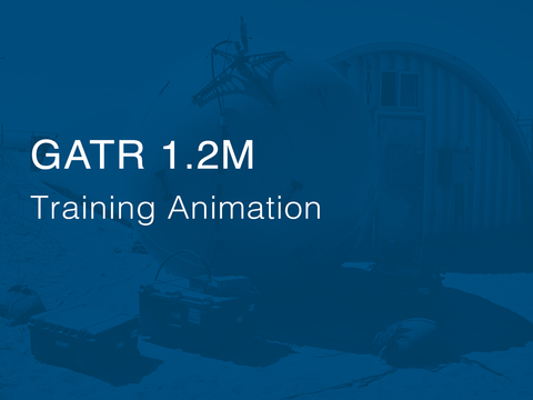 Cubic GATR Antenna 1.2m Training Animation